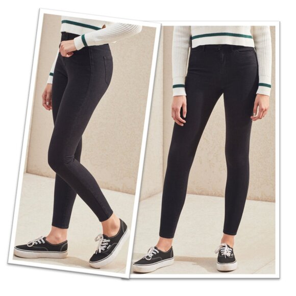 PacSun Wilshire Black Super High Rise Jeggings - Black, Size 25 - Picture 16 of 16